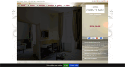 Desktop Screenshot of orientehotelbari.com